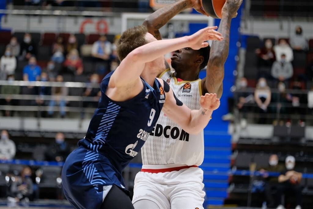 Ζενίτ Αγ. Πετρούπολης-Μονακό 77-86: Με εντυπωσιακό Τζέιμς βλέπει 8αδα!