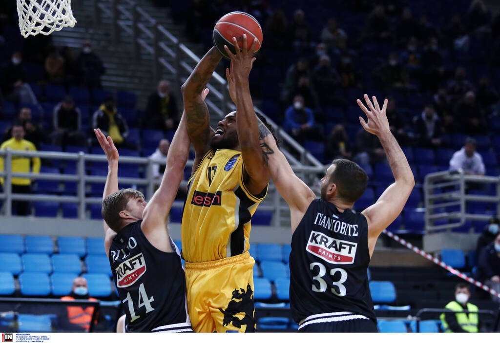 ΑΕΚ-ΠΑΟΚ 72-67: Με ψυχή και Χάμερ!