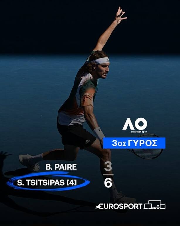 Australian Open – Στέφανος Τσιτσιπάς: «Σημαντική νίκη, που μοιράστηκα με τον κόσμο»