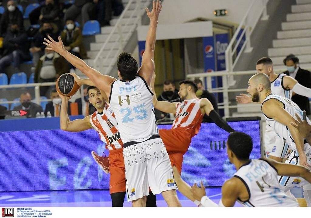 Κολοσσός Ρόδου-Ολυμπιακός 69-87: Αντιστάθηκε για ένα ημίχρονο (photos&video)