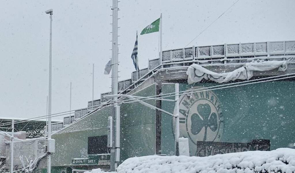 Παναθηναϊκός: Ακυρώθηκε η σημερινή προπόνηση - Ζημιές στο στέγαστρο της Λεωφόρου
