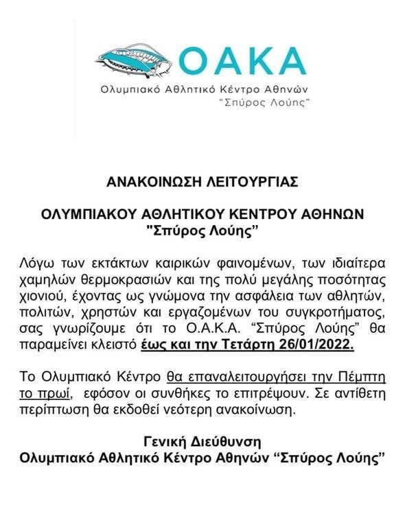 Ευρωλίγκα: Στον… αέρα το Παναθηναϊκός ΟΠΑΠ-Ζαλγκίρις λόγω ΟΑΚΑ που βάζει λουκέτο