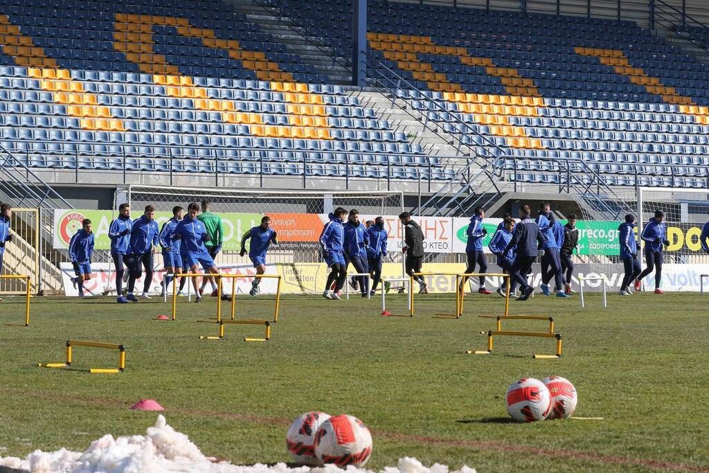 Αστέρας Τρίπολης: Προπόνηση στα… χιόνια – Χωρίς Κανελλόπουλο στη Λεωφόρο