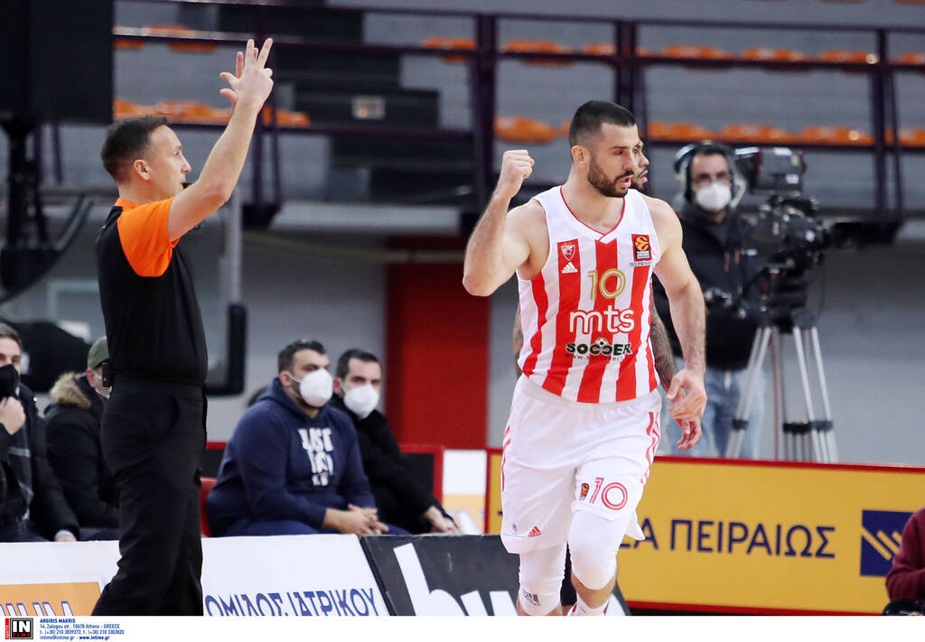 Ολυμπιακός-Ερυθρός Αστέρας 72-76: Από... χέρι αδελφικό!