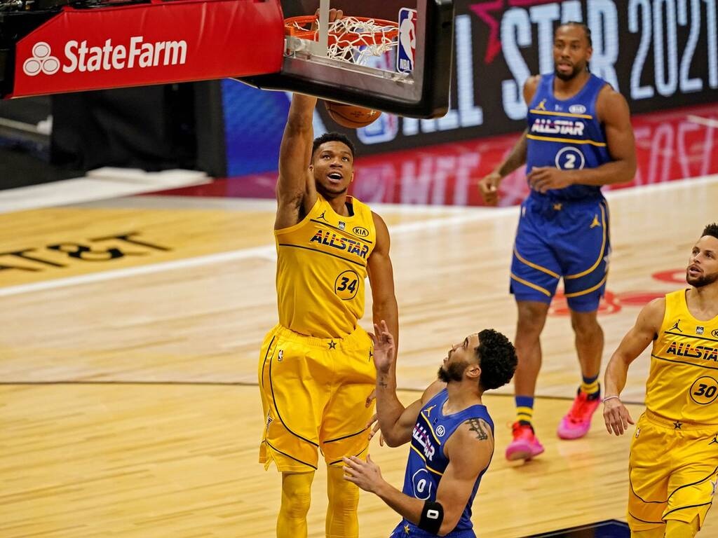 NBA: Ξανά «πενταδάτος» στο All Star Game ο Γιάννης Αντετοκούνμπο (photos+video)