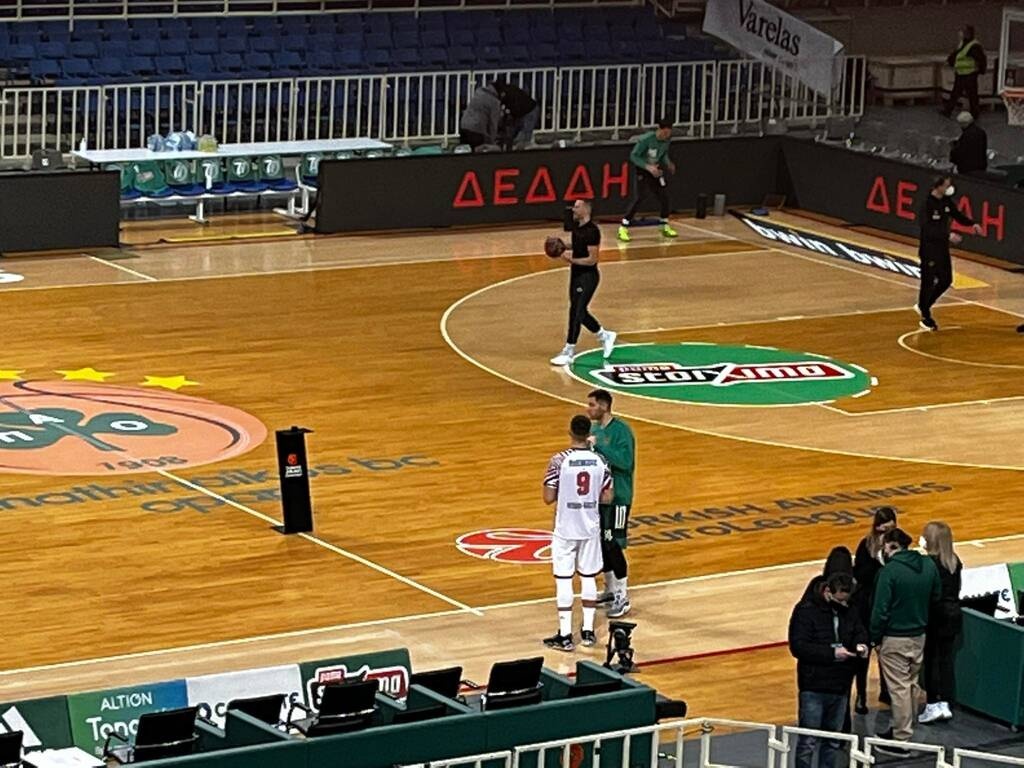 Παναθηναϊκός ΟΠΑΠ-Μπασκόνια: Στο ΟΑΚΑ μετά από 372 μέρες ο Στέφαν Γιόβιτς (photos+video)