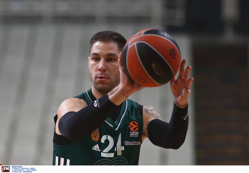 Παναθηναϊκός ΟΠΑΠ-Μπασκόνια: Πάτησε παρκέ και άνοιξε λογαριασμό ο Γιόβιτς (photos)