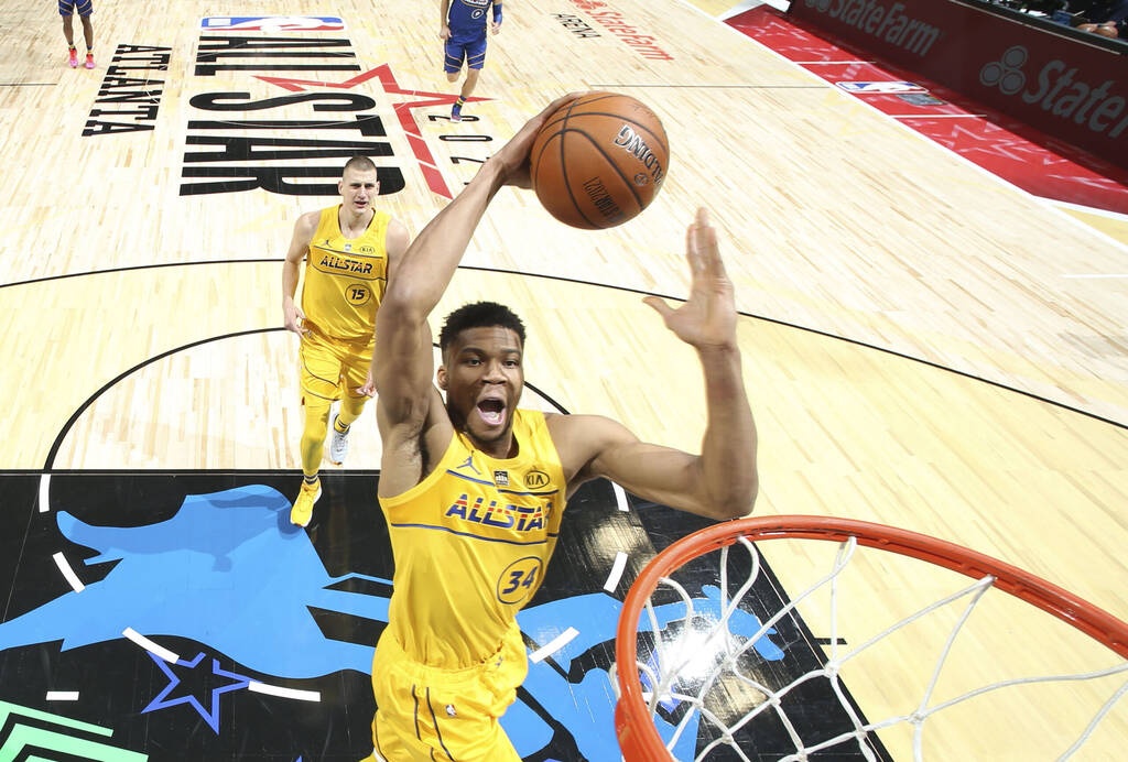 NBA: Ξανά «πενταδάτος» στο All Star Game ο Γιάννης Αντετοκούνμπο (photos+video)