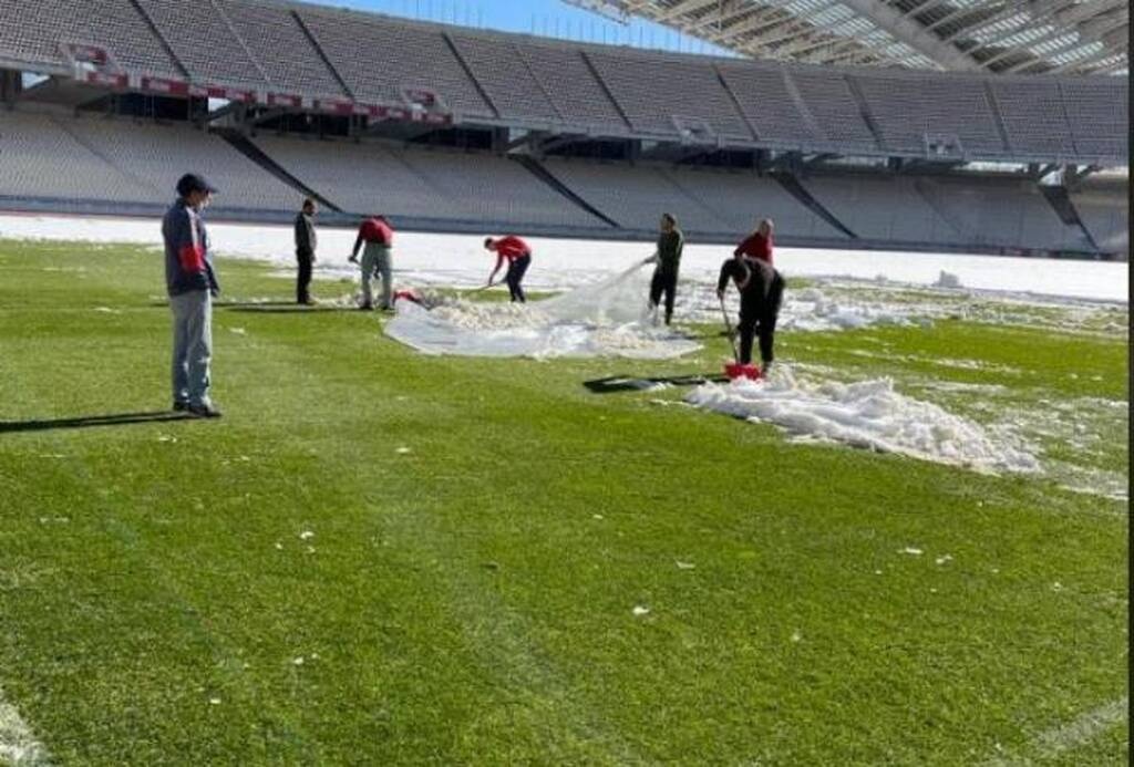 ΑΕΚ: Πυρετός εργασιών στο ΟΑΚΑ (photos)