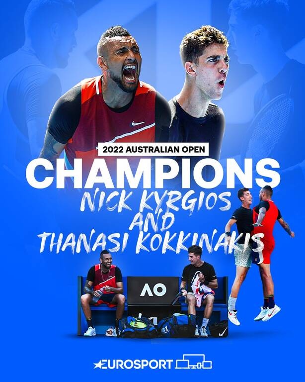 Australian Open: Έτσι έγραψαν... ιστορία οι Νικ Κύργιος και Θανάσης Κοκκινάκης (video)