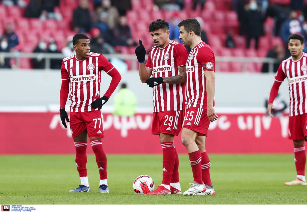 ΠΑΟΚ-Ολυμπιακός: Με τρεις «προσθήκες» η αποστολή των «ερυθρόλευκων»