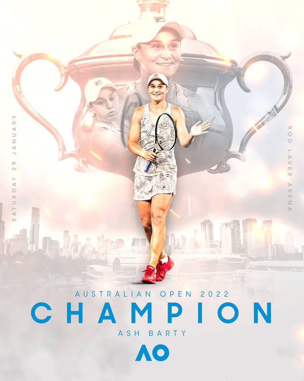 Australian Open: Το «σήκωσε» μέσα στο σπίτι της η Άσλεϊ Μπάρτι που έγραψε ιστορία (photos+video)