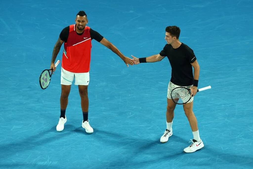 Australian Open: Θρίαμβος με ελληνικό χρώμα και… κουπάτους τους Κύργιο και Κοκκινάκη (videos+photos)