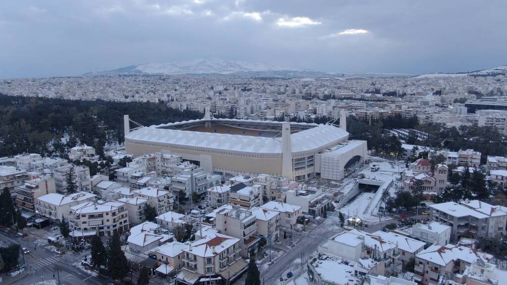 ΑΕΚ: Παίρνει μορφή ο τεράστιος ατσάλινος αετός για την Αγιά Σοφιά (photos+video)