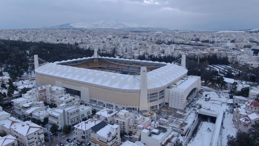 ΑΕΚ: Παίρνει μορφή ο τεράστιος ατσάλινος αετός για την Αγιά Σοφιά (photos+video)