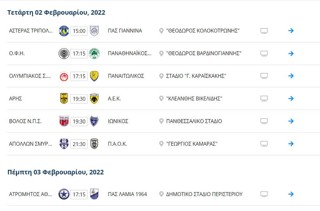 Super League: Στο +9 από τον ΠΑΟΚ ο Ολυμπιακός - Η βαθμολογία και η επόμενη αγωνιστική (photos)