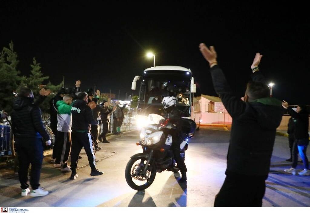 Παναθηναϊκός: Εντυπωσιακή υποδοχή στο Ηράκλειο για το ματς με τον ΟΦΗ (photos)
