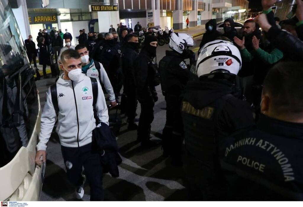 Παναθηναϊκός: Εντυπωσιακή υποδοχή στο Ηράκλειο για το ματς με τον ΟΦΗ (photos)