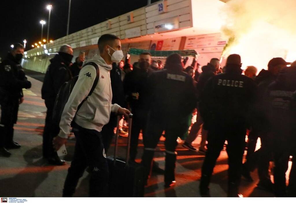 Παναθηναϊκός: Εντυπωσιακή υποδοχή στο Ηράκλειο για το ματς με τον ΟΦΗ (photos)