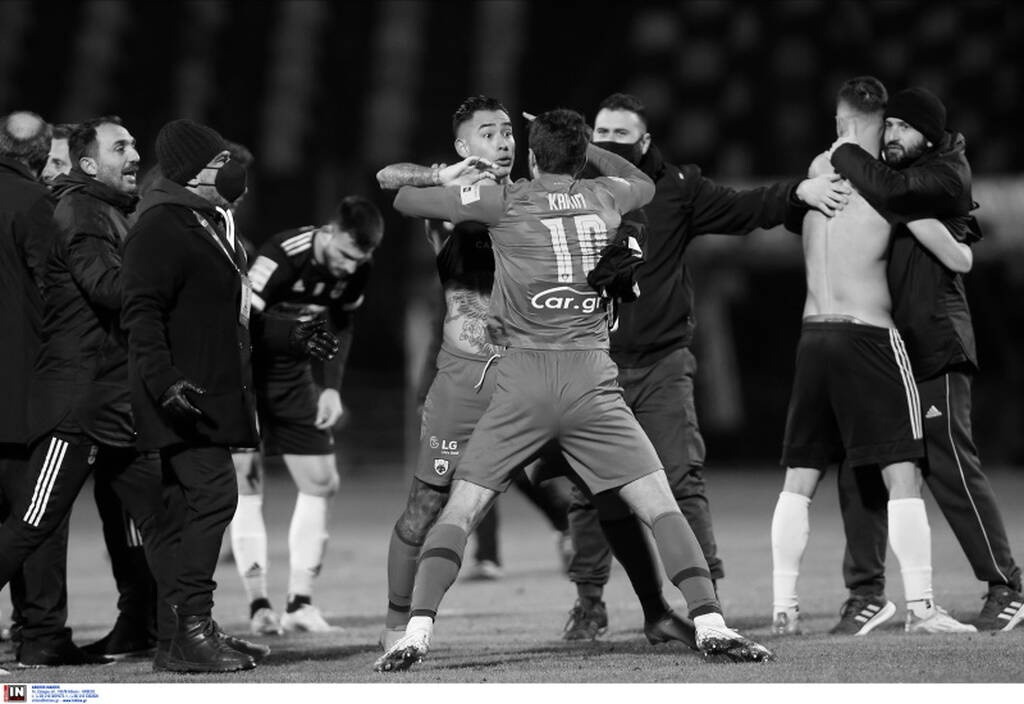 Άρης-ΑΕΚ: Γκολ στο 95' και ένταση μεταξύ των παικτών (photos)