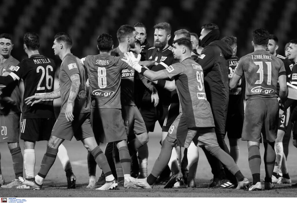 Άρης-ΑΕΚ: Γκολ στο 95' και ένταση μεταξύ των παικτών (photos)