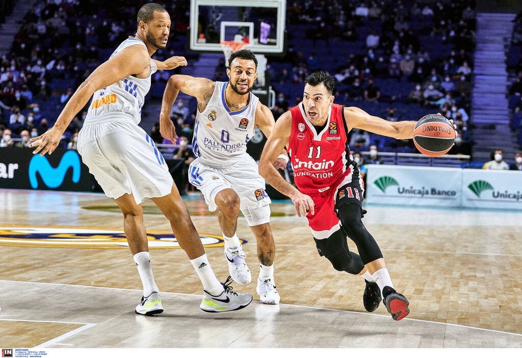 Ρεάλ Μαδρίτης-Ολυμπιακός 75-67: «Πάλεψε» ως το φινάλε αλλά τον «λύγισε» η αστοχία (videos+photos)
