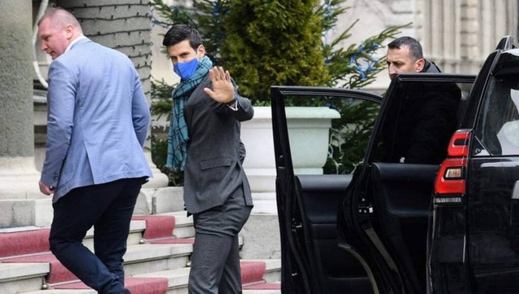 Πρώτη δημόσια εμφάνιση για το Νόβακ Τζόκοβιτς στον πρόεδρο της Δημοκρατίας της Σερβίας (video)