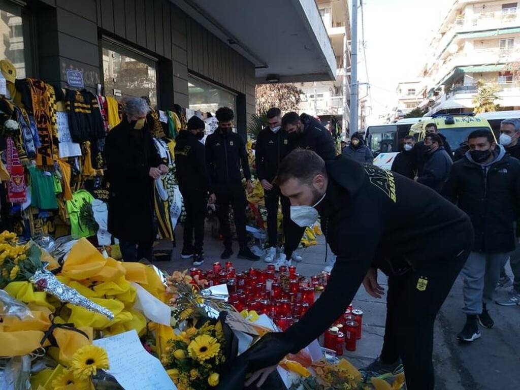 Άρης: Απέτισε φόρο τιμής στη μνήμη του Άλκη