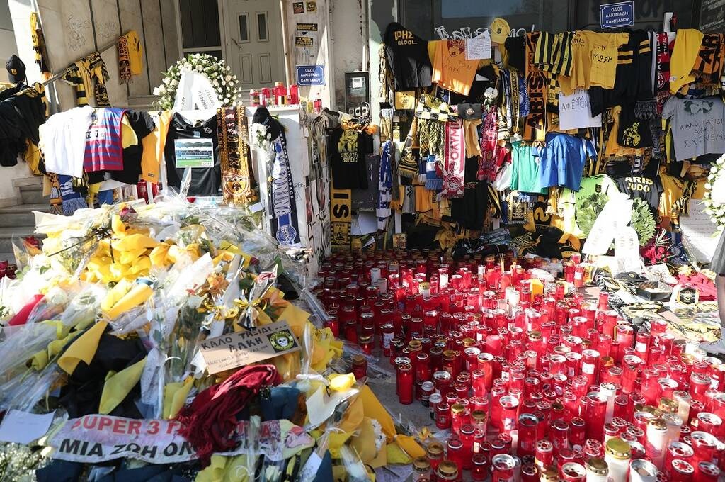 ΠΑΟΚ-Παναθηναϊκός: Στο σημείο της δολοφονίας του Άλκη Καμπανού οι «πράσινοι» - Το μήνυμά τους