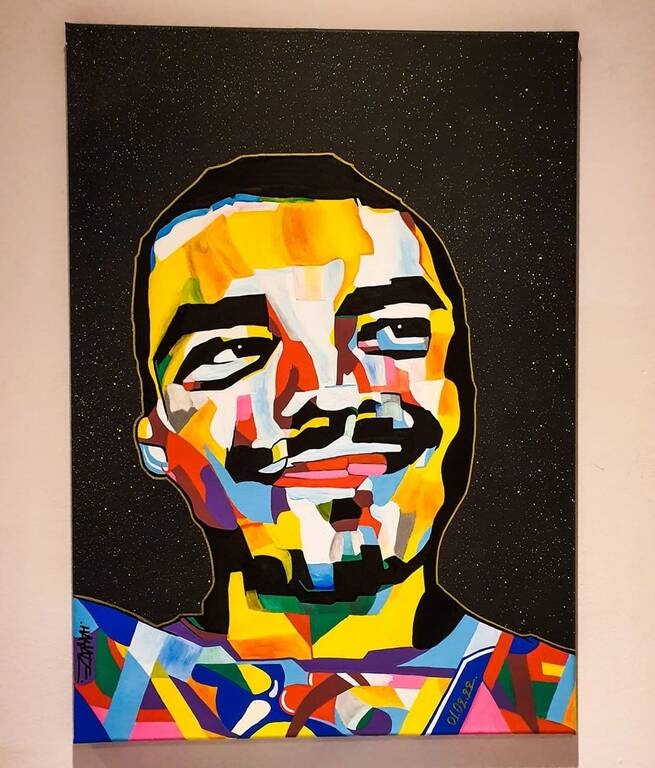 Άρης: Ένας ξεχωριστός πίνακας για τον Άλκη - «Ζωγράφισε τον παράδεισο» (photos)