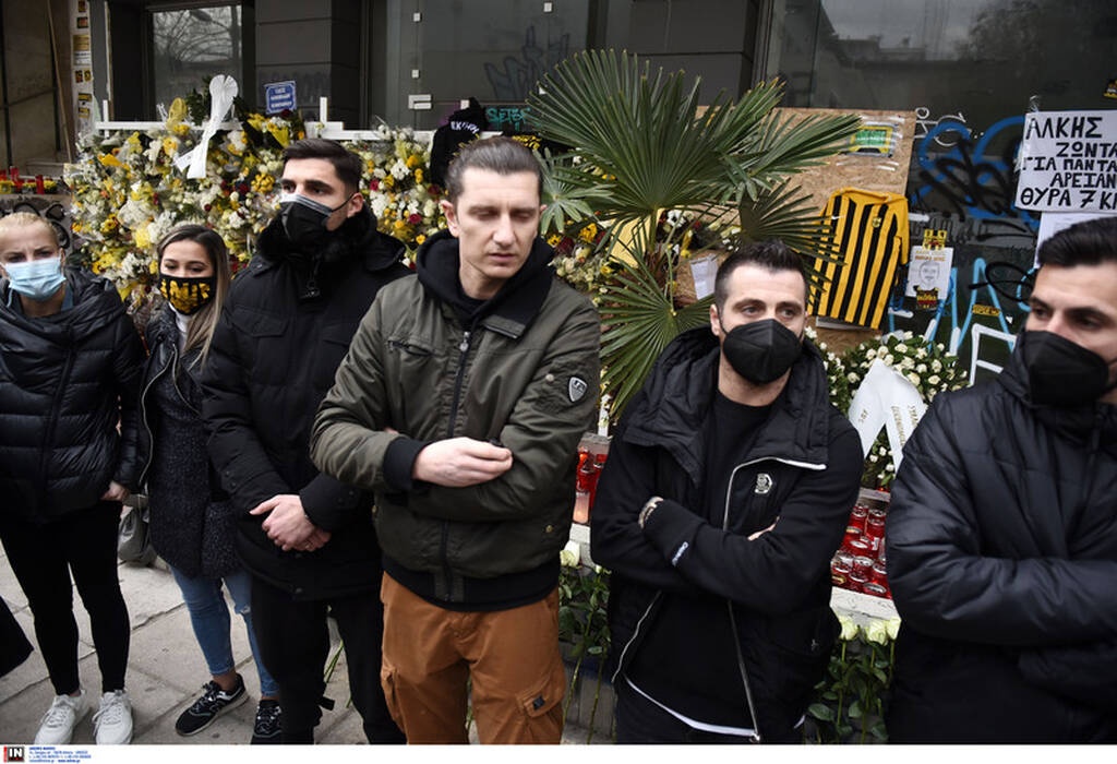 Άλκης Καμπανός: Στο σημείο της δολοφονίας παίκτες των ΠΑΟΚ, Άρη, Ηρακλή, Απόλλων Πόντου (pics)