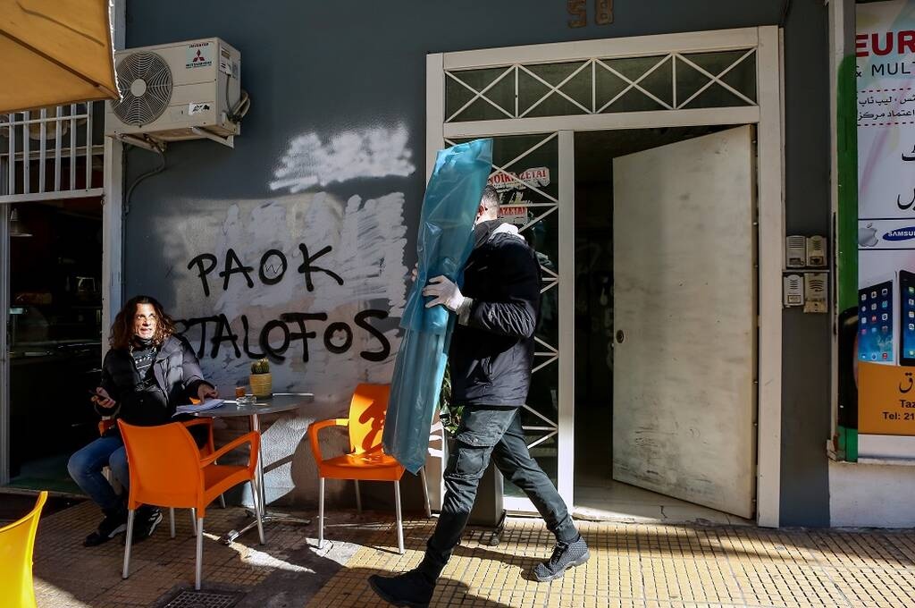 Δολοφονία Άλκη: «Λουκέτο» στο σύνδεσμο του ΠΑΟΚ στην Αθήνα (photos)