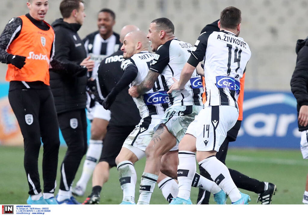 ΑΕΚ-ΠΑΟΚ: Επικοί πανηγυρισμοί - Ο Κούρτιτς εκτέλεσε και ο πάγκος εξερράγη! (video+photos)