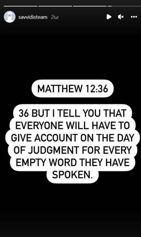 Αινιγματικός Γιώργος Σαββίδης – «Θα λογοδοτήσουν την ημέρα της κρίσης»