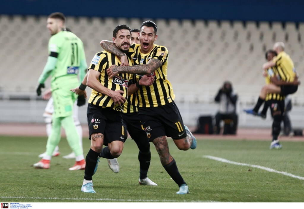 AEK: Δύσκολα με Ολυμπιακό ο Αραούχο (photos)