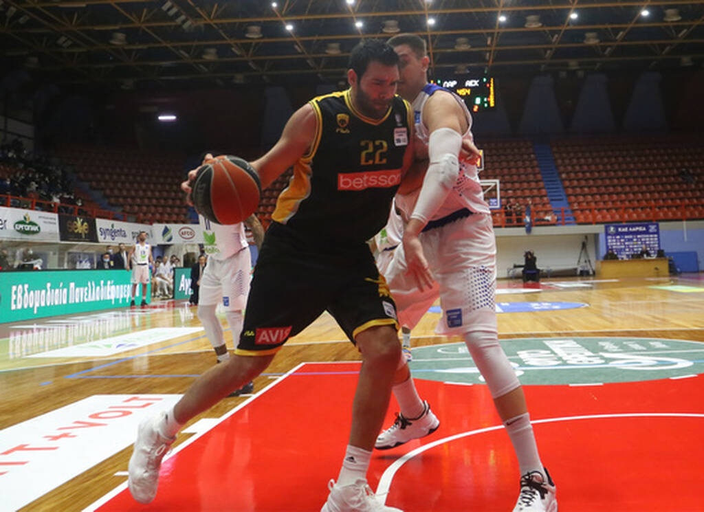 Λάρισα-ΑΕΚ: Ο Μαυροειδής 30ός σε αγώνες και 15ος ριμπάουντερ στην Basket League
