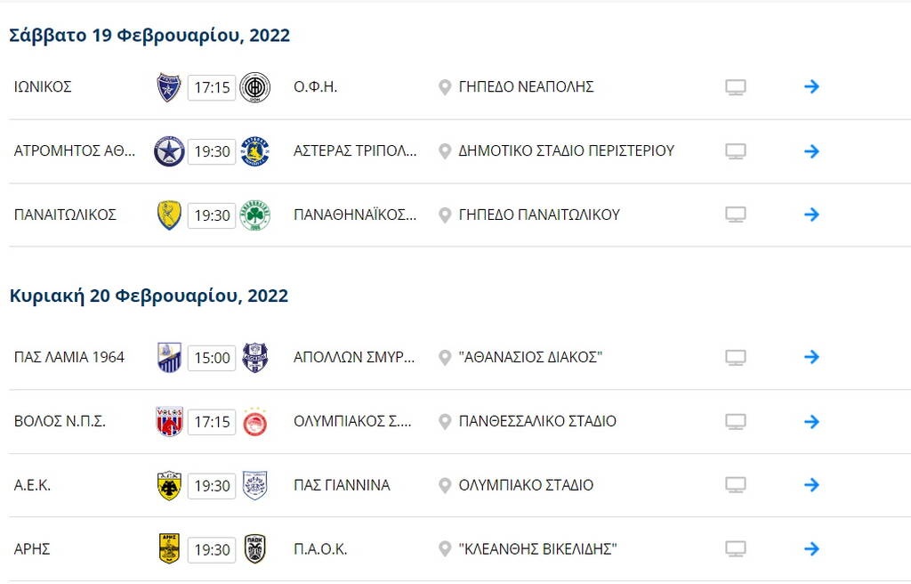 Τέταρτος ο ΠΑΣ Γιάννιν, με θαύμα στην εξάδα ο Άρης - Η βαθμολογία και η επόμενη αγωνιστική! (photos)