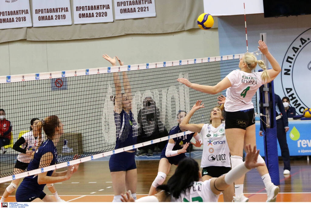 Volley League γυναικών: Νίκη με απώλεια για τον Παναθηναϊκό - Τα αποτελέσματα και η βαθμολογία
