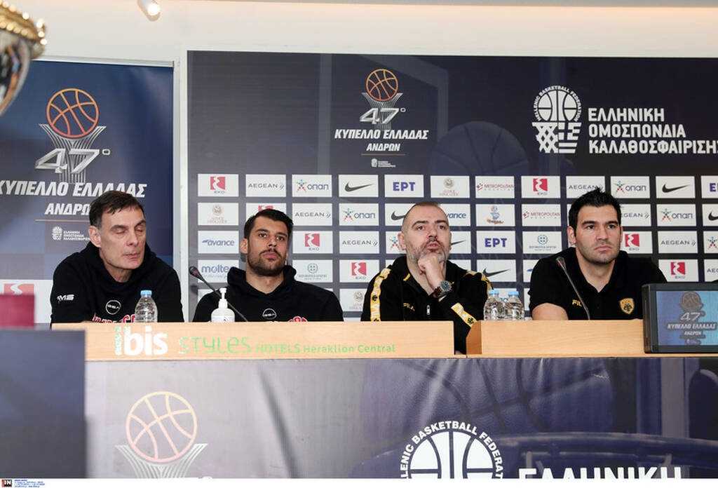 Καρέ καρέ η συνέντευξη Τύπου του Final Four του Κυπέλλου Ελλάδας