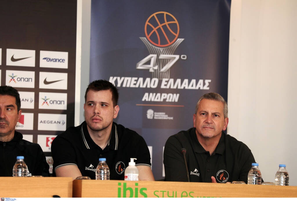 Καρέ καρέ η συνέντευξη Τύπου του Final Four του Κυπέλλου Ελλάδας