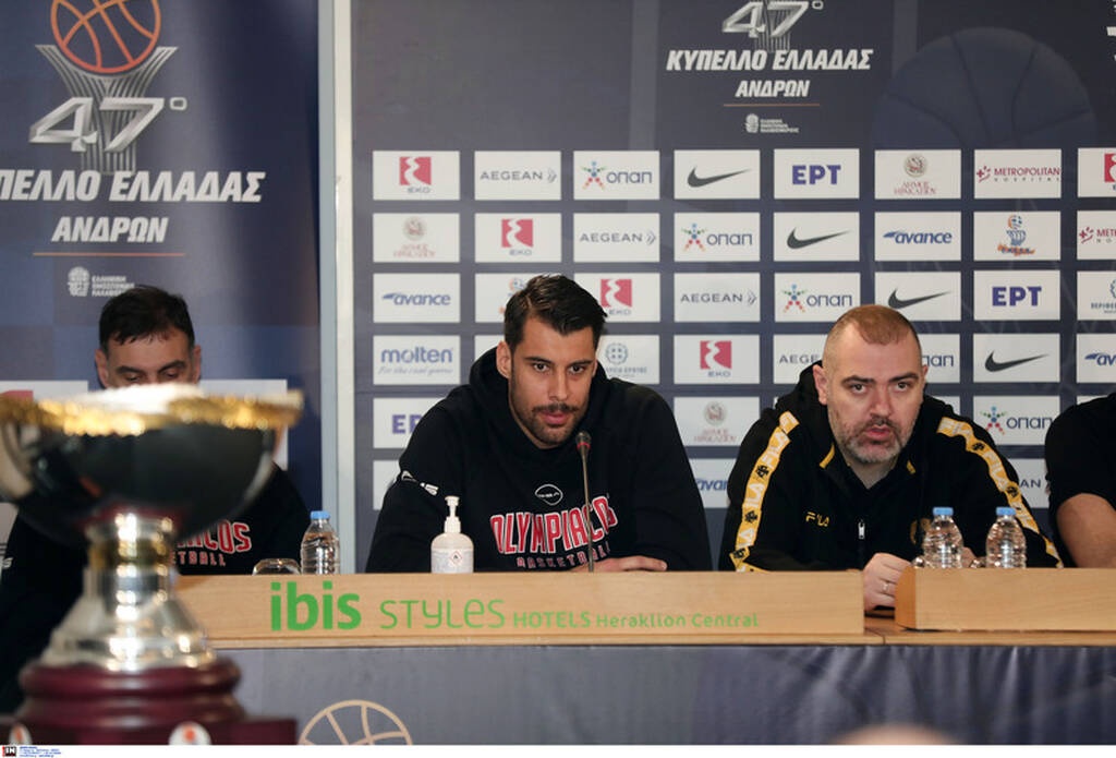 Καρέ καρέ η συνέντευξη Τύπου του Final Four του Κυπέλλου Ελλάδας
