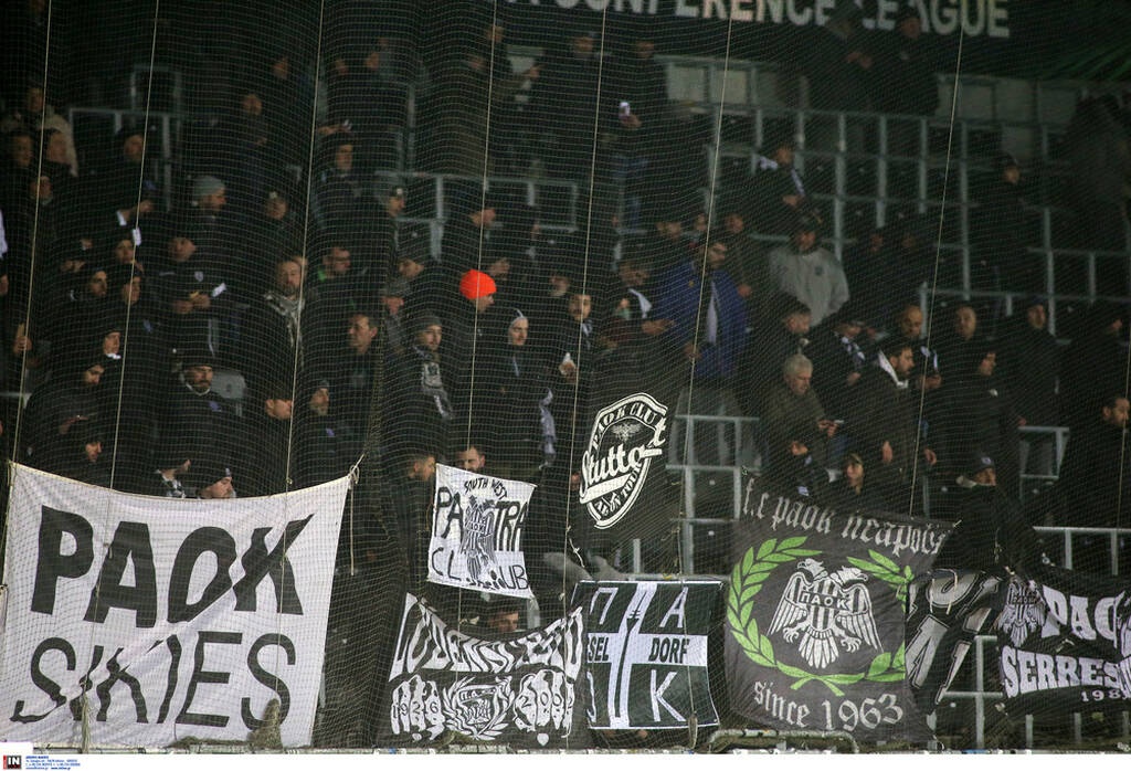 Μίντιλαντ-ΠΑΟΚ: Τη δική τους μάχη στην εξέδρα δίνουν οι οπαδοί του «Δικεφάλου» (video)