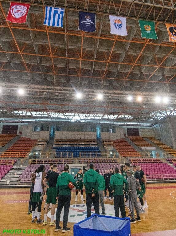 Κύπελλο Ελλάδας - Final Four 2022: Προπόνηση για τον Παναθηναϊκό με ομιλία Αλβέρτη (photos)