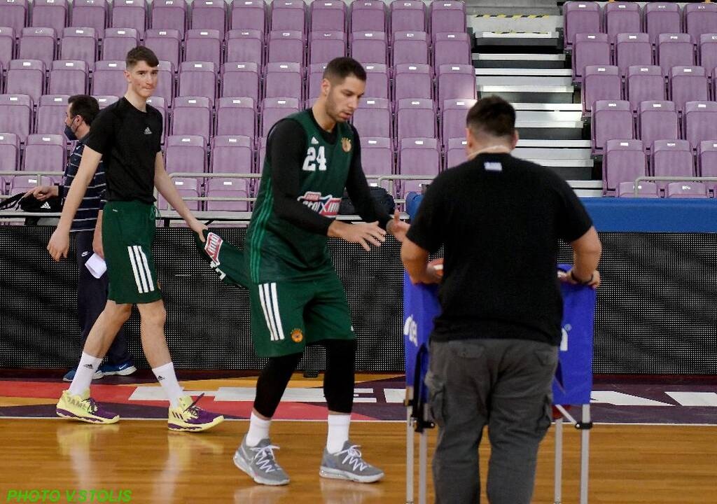 Κύπελλο Ελλάδας - Final Four 2022: Προπόνηση για τον Παναθηναϊκό με ομιλία Αλβέρτη (photos)