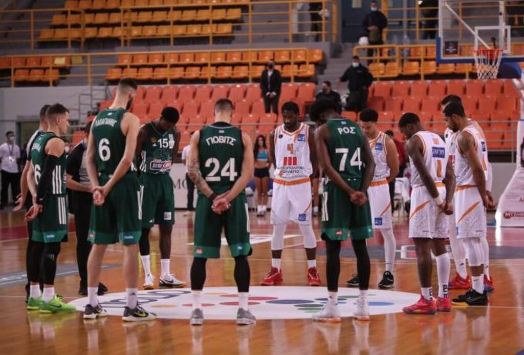Final Four Κύπελλο Ελλάδας 2022: Ενός λεπτού σιγή πριν το Προμηθέας - Παναθηναϊκός ΟΠΑΠ