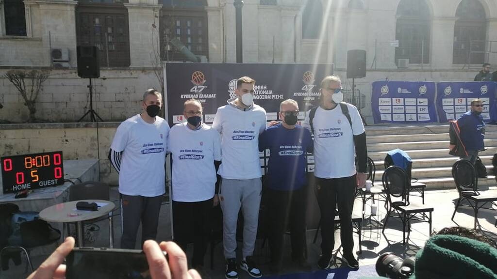 Κύπελλο Ελλάδας - Final Four 2022: Ολοκληρώθηκε το 3 on 3 - Έντονο το «πράσινο» στοιχείο (photos)