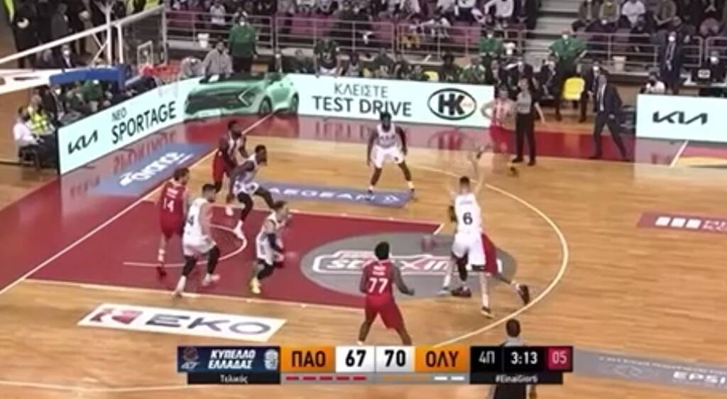 Η φάση που έκρινε οριστικά τον τελικό έγινε μπροστά στα μάτια του Φούφη (video)