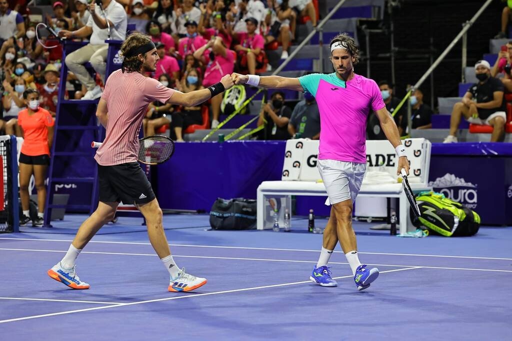 Mexican Open:Στα προημιτελικά του τουρνουά του Ακαπούλκο ο Τσιτσιπάς στο διπλό με τον Λόπεθ (photos)