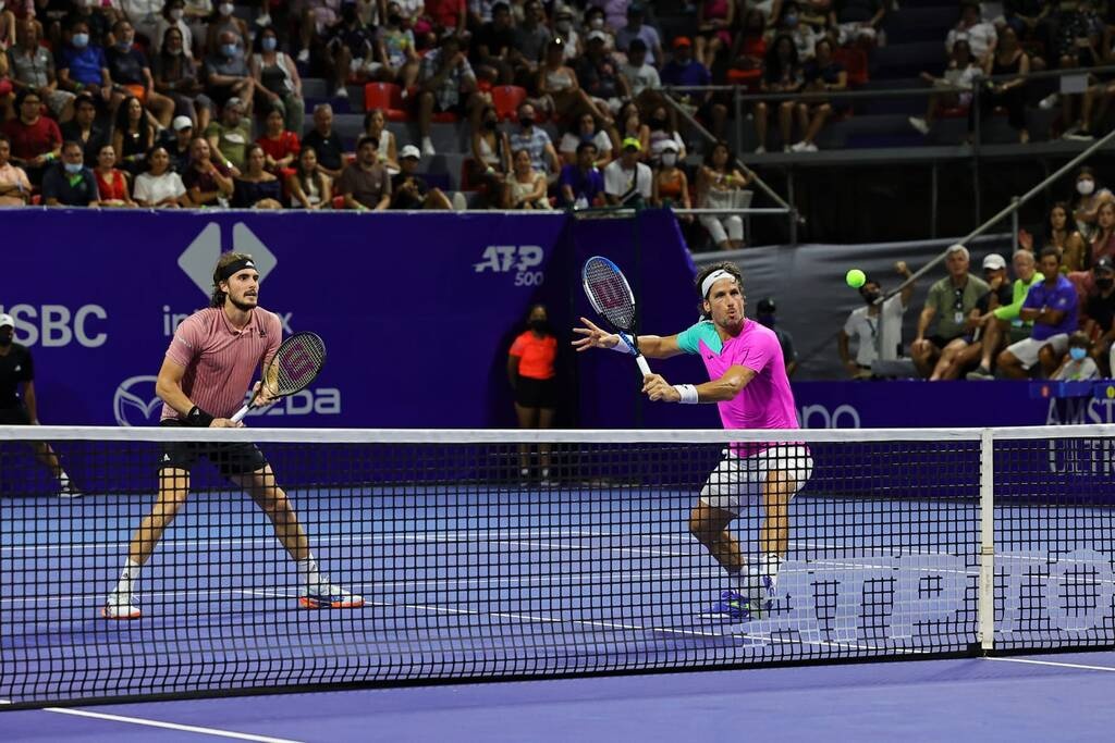 Mexican Open:Στα προημιτελικά του τουρνουά του Ακαπούλκο ο Τσιτσιπάς στο διπλό με τον Λόπεθ (photos)