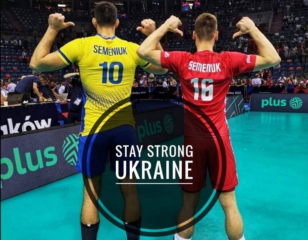 Η οικογένεια του βόλεϊ δίπλα στην Ουκρανία-Γκάμοβα: Όχι στον Πόλεμο (Photos)